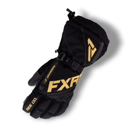 Перчатки FXR Fuel с утеплителем (Black/Gold  XL)