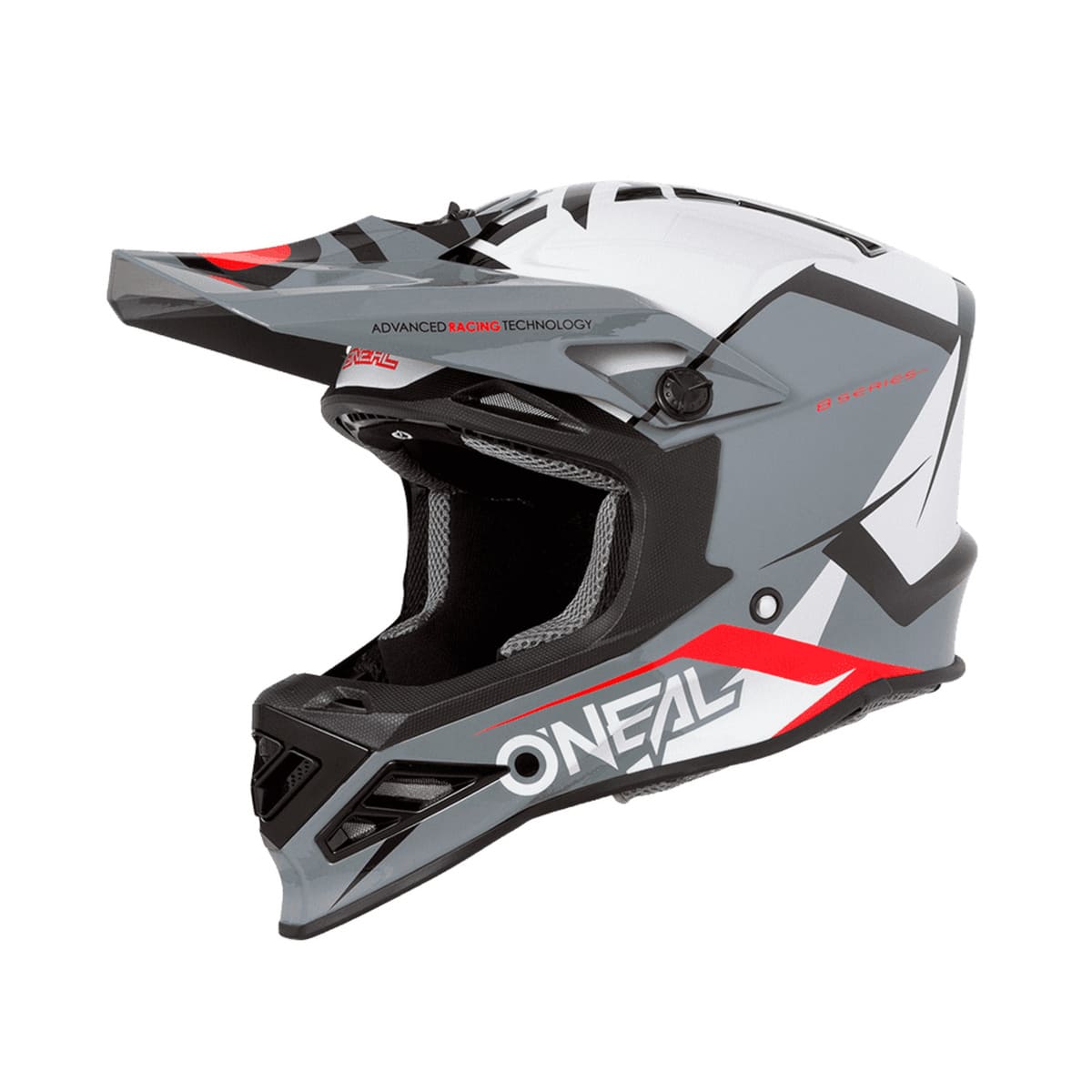 Шлем Oneal 8Series Blizzard, Бело-серый 