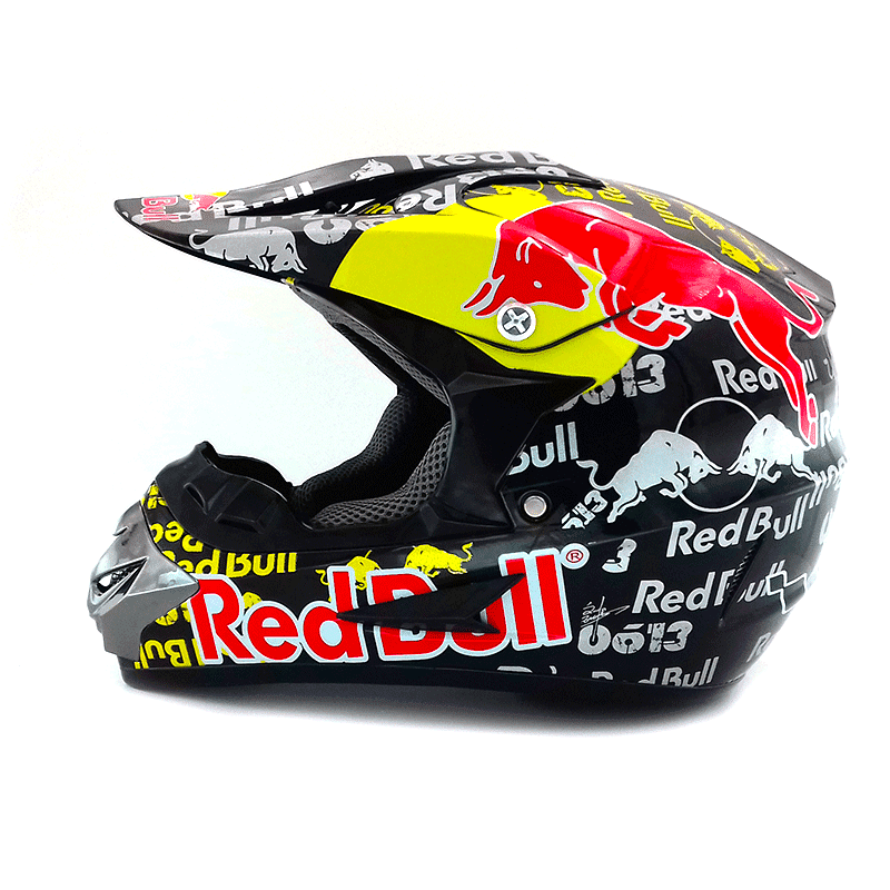 Шлем Red Bull R1, Черный матовый 